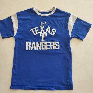MLB Team Apparel The Texas Rangers Royal Blue Youth S (7/8)
